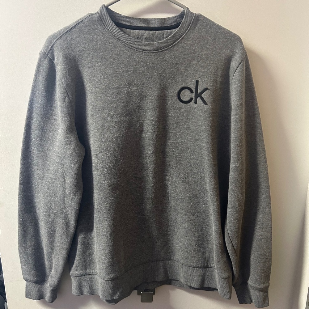 Calvin Klein Grey Sweater - Crewneck